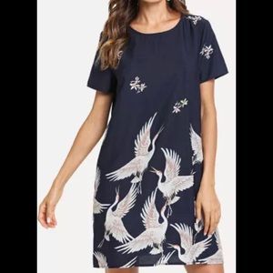 Shein Crane Dress